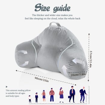 big bed reading pillow 2244