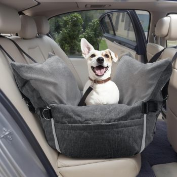 asiento de coche para perros con almacenamiento 2010