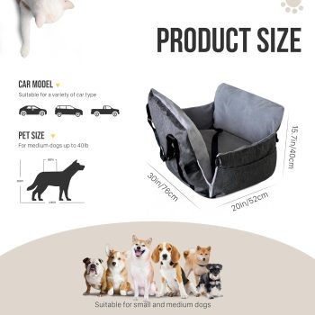 dog car seat with storage 2011