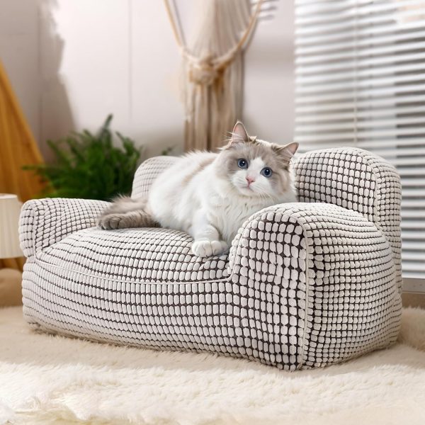 Modern Fluffy Cat & Small Dog Bed with Washable Cover - Εικόνα 8