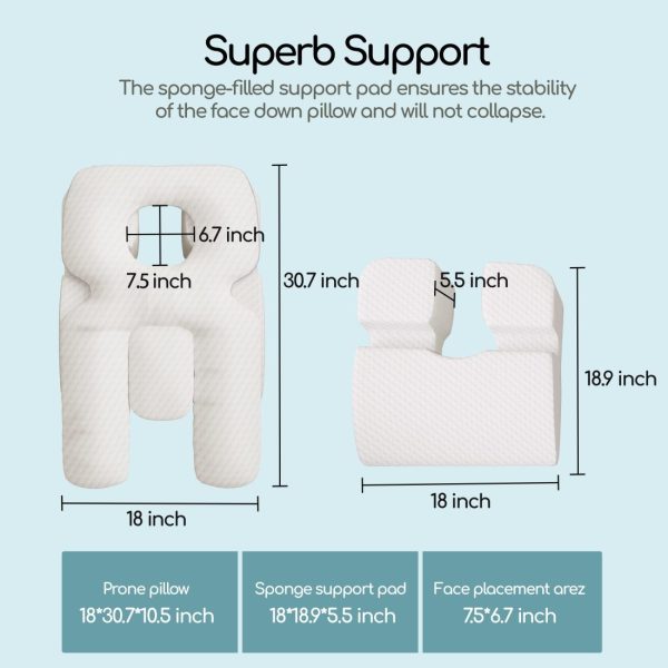 Face Down Pillow Prone Pillow Positioner For Side Sleeping - Изображение 7