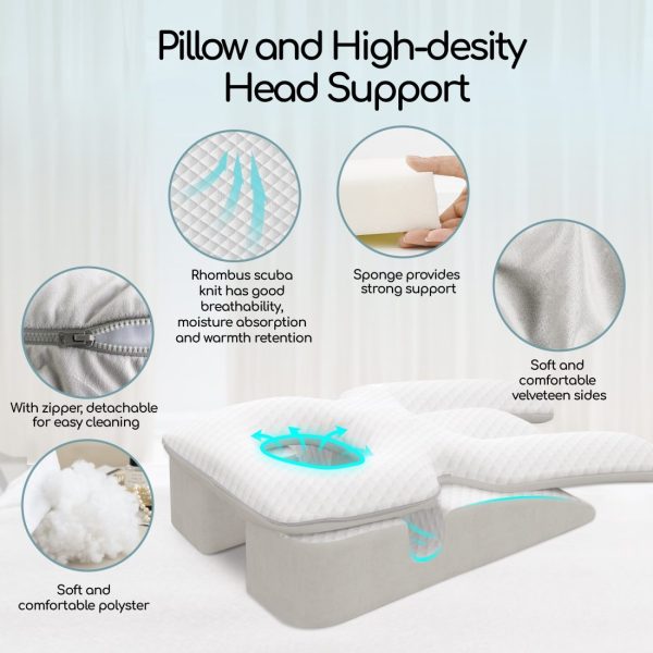 Face Down Pillow Prone Pillow Positioner For Side Sleeping - Изображение 8