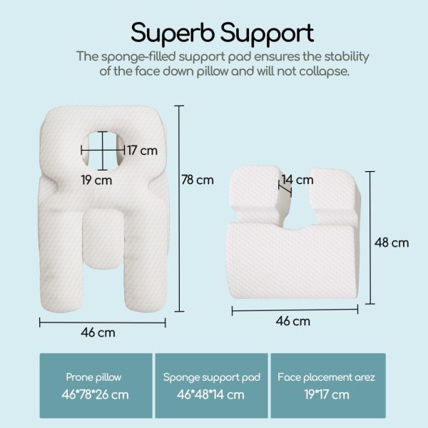 Face Down Pillow Prone Pillow Positioner For Side Sleeping - Изображение 12