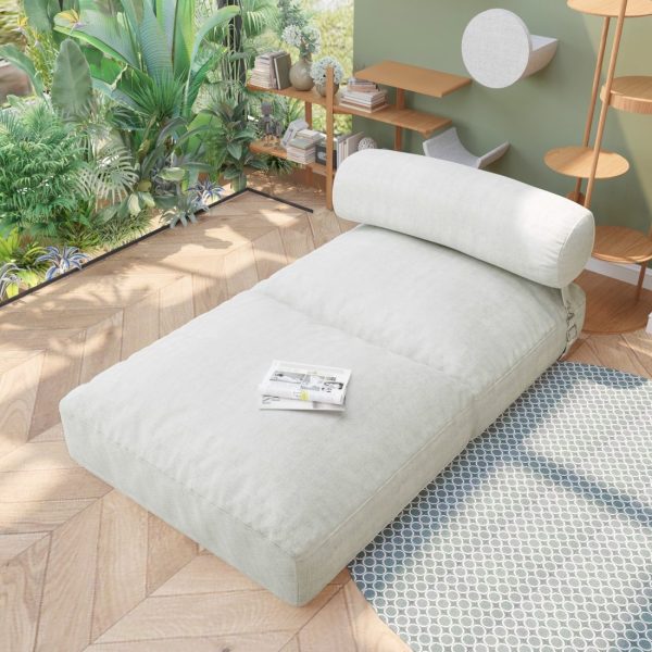 Folding Floor Sofa Bed with Filling, Sleeper Guest Couch - Εικόνα 2