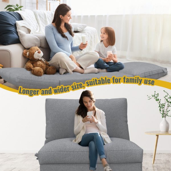 Oversized Floor Recliner Mat for Gaming, Reading, Resting - Εικόνα 2