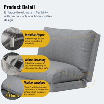 folding sofa bed beanbag 2230