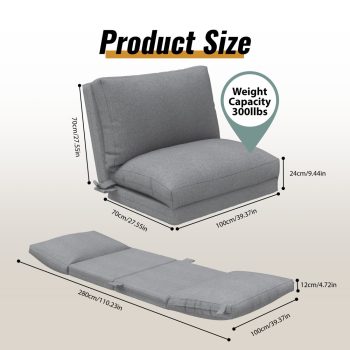 folding sofa bed beanbag 2234