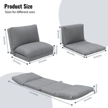 folding sofa bed beanbag 2240