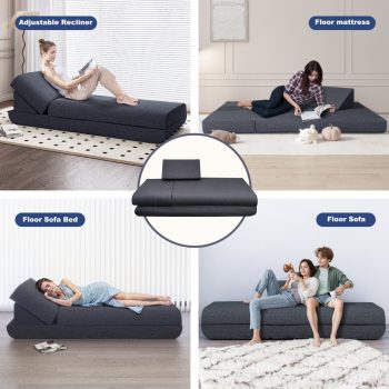 stor sammenfoldelig daybed sofa 2257