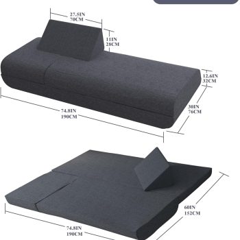 sofá cama plegable grande 2266