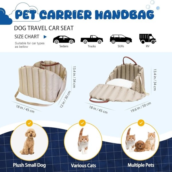 Dog Car Seat and Pet Carrier for Small and Medium Dogs - Εικόνα 11