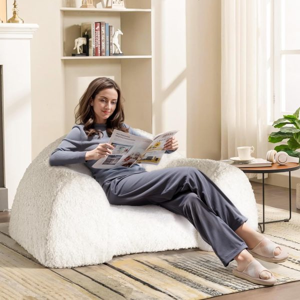 Plush Bean Bag Armchair for Adults, Teens, and Kids Sofa - Εικόνα 9