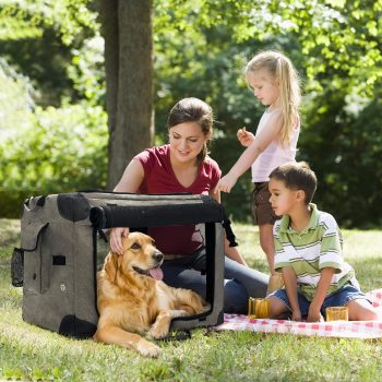 caseta para perros portátil jaula para perros 2090