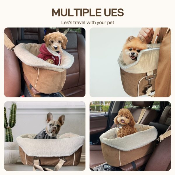 small dog car seat with safety belt 2215