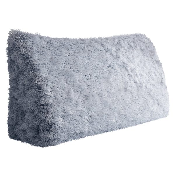 blue plush large reading pillow 2543