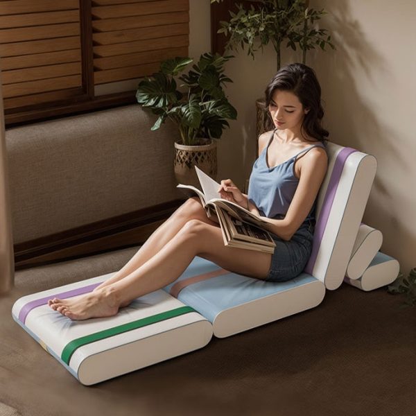 creative seat cushion folding floor bed 2832