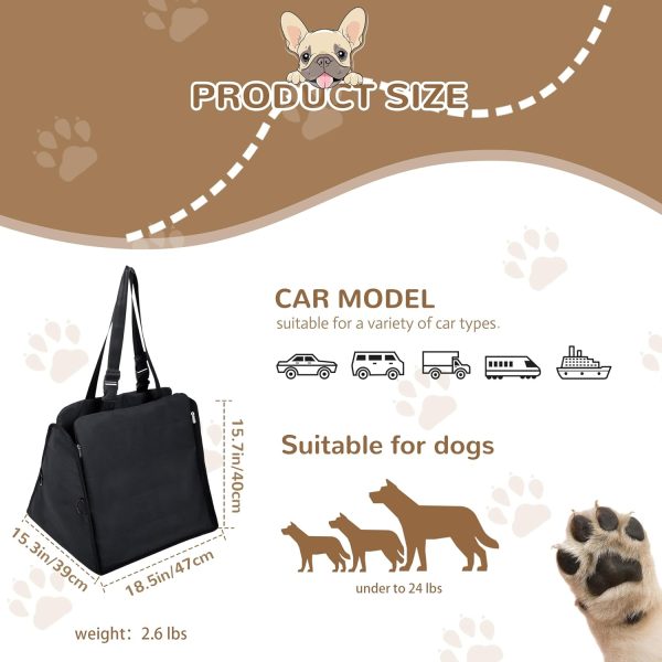 3 in 1 Dog Car Seat & Carrier for Small Dogs & Cats - Εικόνα 4