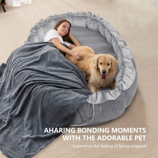 Giant Dog Beds for Adult Humans Large Floor Bed Mattress - Εικόνα 6