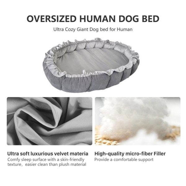 Giant Dog Beds for Adult Humans Large Floor Bed Mattress - Изображение 13