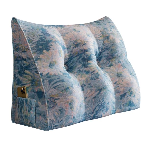 headboard pillow with side pocket 2766