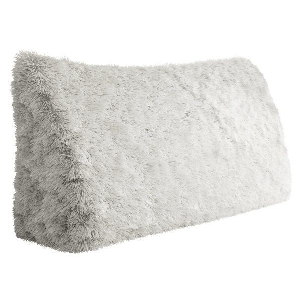 headboard white plush pillow 2751