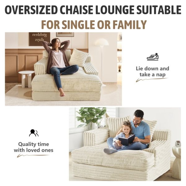 Large Floor Loveseat - Cozy Chair for Home Spaces - Εικόνα 4