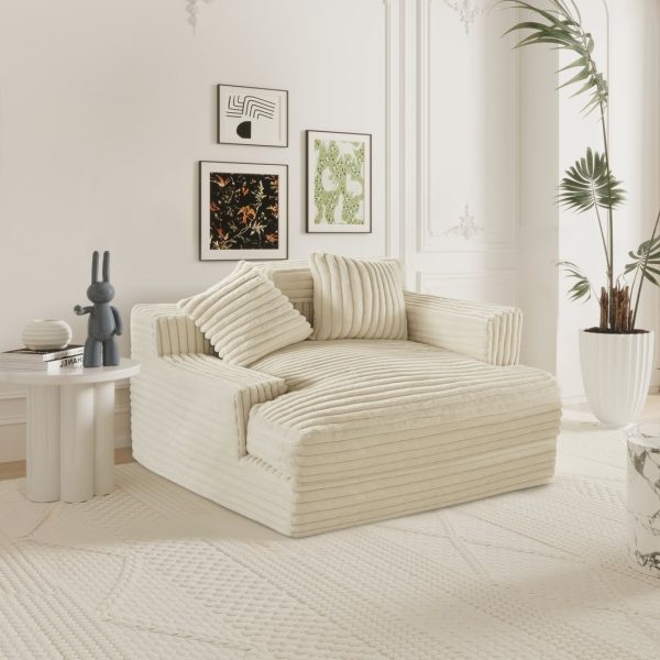 Large Floor Loveseat - Cozy Chair for Home Spaces - Εικόνα 8