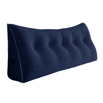 large wedge reading pillow blue 2649