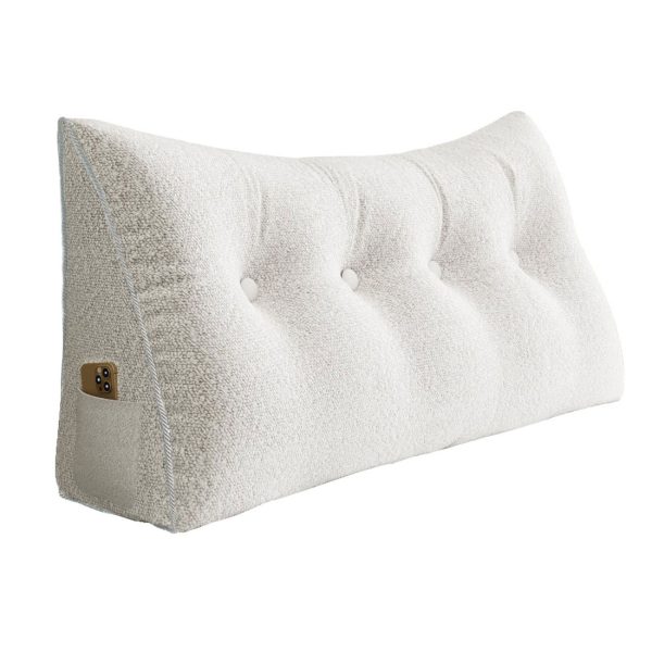 large wedge reading pillow white 2605