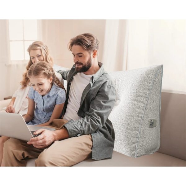 large wedge reading pillow white 2607