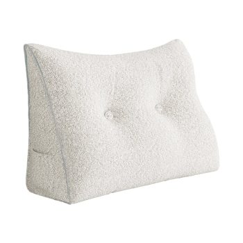 large wedge reading pillow white 2615