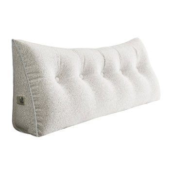 large wedge reading pillow white 2617