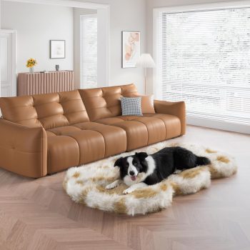 luxury faux fur dog mat 2459