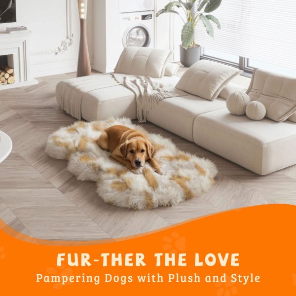 luxury faux fur dog mat 2460