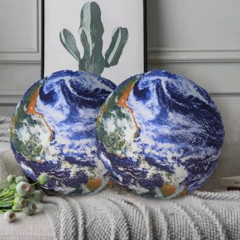 planet throw pillow decor cushion earth 2497