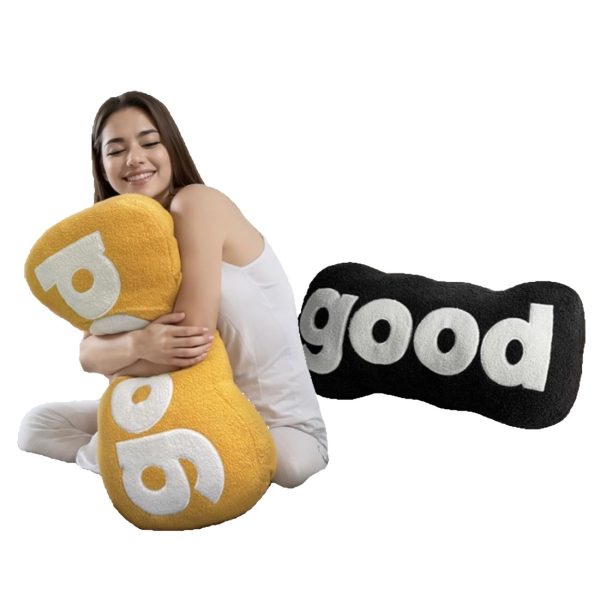 Coussin de lecture en peluche pour lit 2576