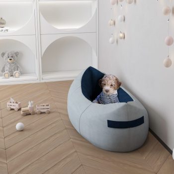 Cama anti-ansiedad para perros con forma de cápsula 2704