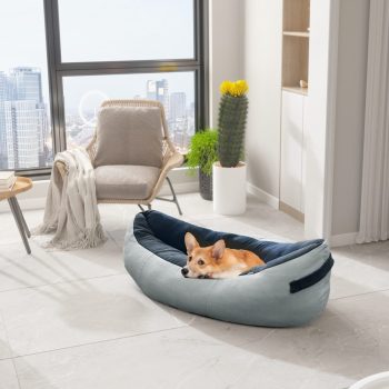 pod shape anti anxiety dogs bed 2706