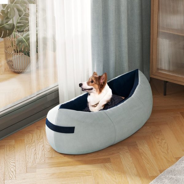 pod shape anti anxiety dogs bed 2707