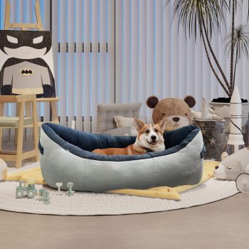 cama para cães anti ansiedade em forma de cápsula 2708