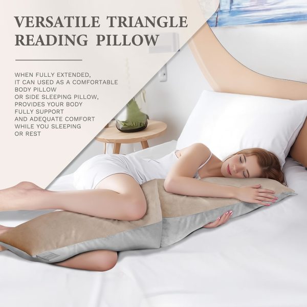 V Shaped Side Sleeper Pillow for Shoulder and Leg Relief - Изображение 2