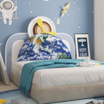 space themed headboard cushion earth 2795