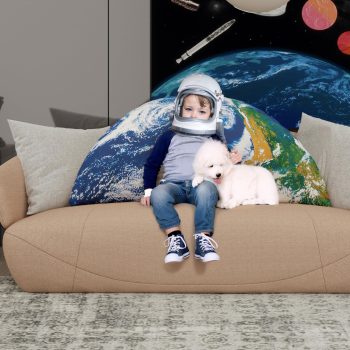 space themed headboard cushion earth 2796