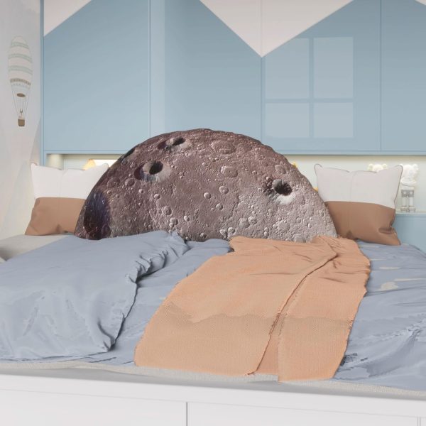 space themed headboard cushion moon 2783