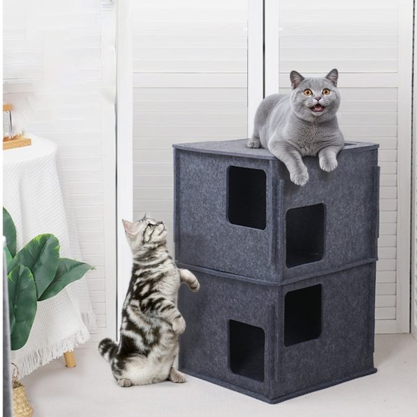 cat cave multi cat condo tunnel bed 4028