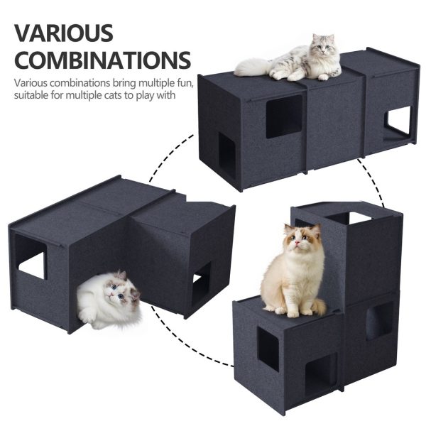 cat cave multi cat condo tunnel bed 4031