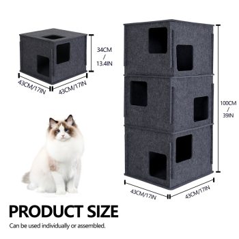 cat cave multi cat condo tunnel bed 4034