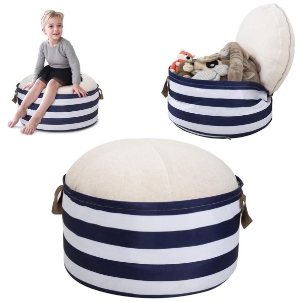 ottoman pouf with storage 4056