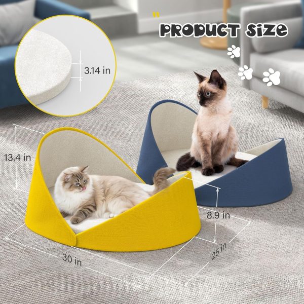 Large Shell Shaped Cat Couch - Modern Cat Bed - Εικόνα 12