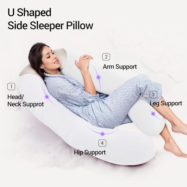 Comfort U-Shape Pillow for Full Body Support - Billede 2